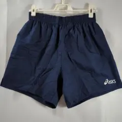 美品 XO（２XL)サイズ◆アシックス asics ハーフパンツ ネイビーのサムネイル