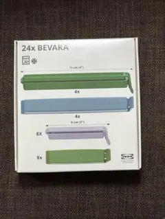 IKEA イケア いけあ BEVARA ベヴァーラ袋止めクリップ24個セット,のサムネイル