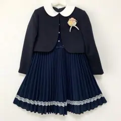 ELLE EN NOIR エルアンノアール　フォーマル　ネイビー　120 卒園式