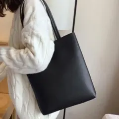 トートバッグ レディース 黒 ブラック シンプル フォーマル 通勤 ビジネス