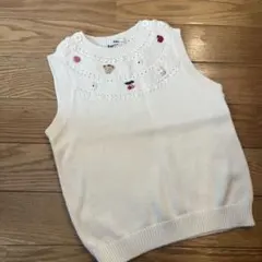 familiar 刺繍 ベスト 110