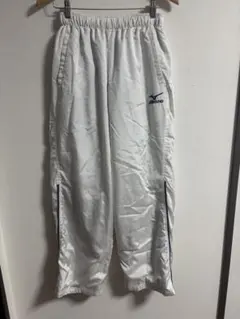 MIZUNO スポーツパンツ ミズノ ウインドブレーカーパンツ ホワイトMサイズ