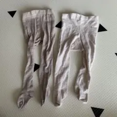 H&M ベビータイツ ベージュ系2色セット