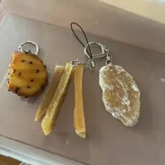 食品サンプル　こぢんまり工房　芋3種類キーリング