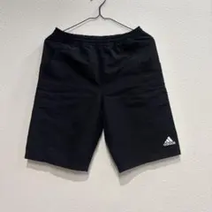adidas ブラック ハーフパンツ 150