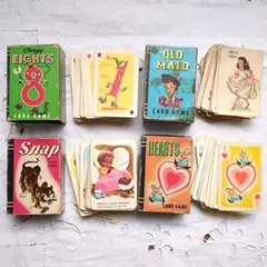 ①170枚4箱ヴンテージカード 紙もの ジャンクジャーナル 蚤の市 アンティーク