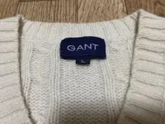 GANT アイボリー Vネック ニット L 再値下げのサムネイル