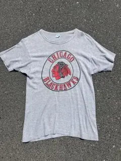 Champion Chicago Blackhawksトリコタグ80s USA製