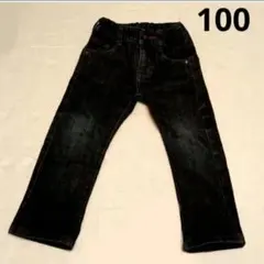 ☆★【100】キッズ　パンツ　デニム　ジーパン　BeBeのサムネイル