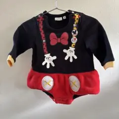 ミッキー・ミニー風ロンパース 70