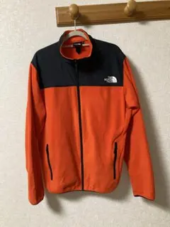 The North Face フリースジャケット Mサイズ オレンジ/黒