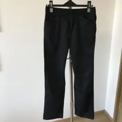 UNIQLO ユニクロ　ストレートデニムジーンズ　(S ) 黒　ストレートパンツ