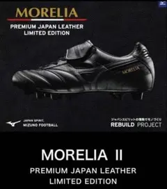 【新品未使用】 ミズノモレリアブラックアウト限定版 (牛革使用)