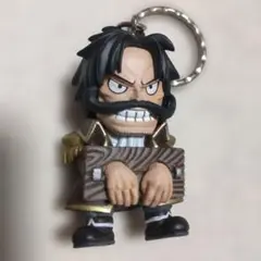 ワンピース　ゴール・D・ロジャー　デフォルメフィギュアキーホルダー