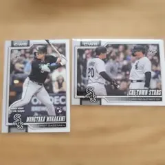 Topps update 2026 村上宗隆 ルーキーカード 2枚セット