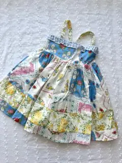 新品Anthropologieカラフル刺繍エプロン 新品Anthropologieカラフル刺繍エプロン - メルカリ