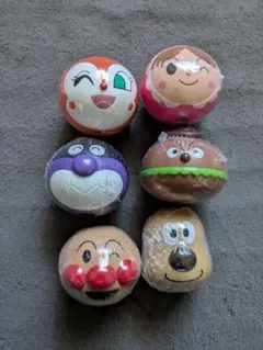 ４新品　おっきなアンパンマンマスコット　６点セット