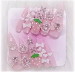 ネイルチップ 地雷系 量産型 ロング