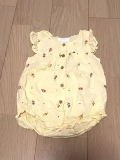イエロー花柄ロンパース 6-12ヶ月　NEXT baby