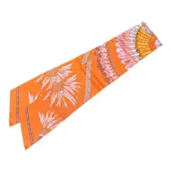 美品 HERMES エルメス ツイリースカーフ シルク100％ D636 - メルカリ