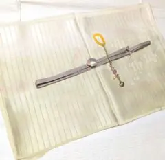 〈142〉帯揚げ、三分紐、帯留め、根付けの４点セット
