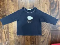 BURBERRY ベビー用Tシャツ ネイビー