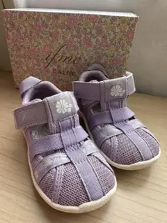 ifme ラベンダー色 キッズサンダル　水陸両用