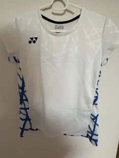 ヨネックス Tシャツ 白 青