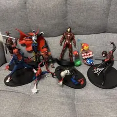 MARVEL フィギュア 9体まとめ売り スパイダーマン アイアンマン
