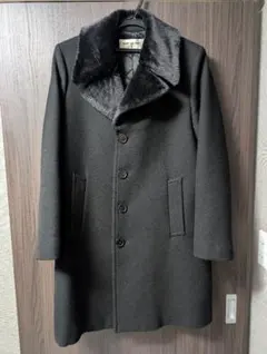 サンローラン/SAINT LAURENT シングルコート ファーウールコートのサムネイル