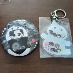 Snow Man 目黒蓮　めめ　缶バッチ　キーホルダー