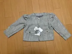 4/2迄！【新品】ノーカラージャケット　120 入学式　ユニクロ　プティマイン