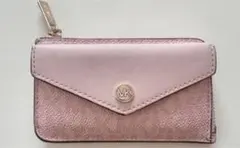 マイケルコース ピンク フラグメントケース 財布