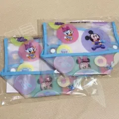 ディズニー　食事用エプロン　英会話　おまけ　ミッキー　ミニー　スタイ