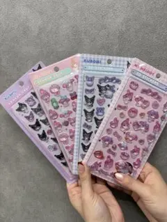 サンリオ♡ボンボンドロップシール風シール♡ 3Dぷっくりシール セット販売