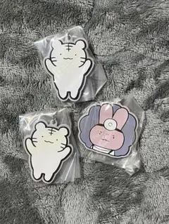 ホワイトタイガーとブラックタイガー　ラバスト3点セット