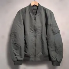 UNIQLO MA-1ジャケット カーキ　ユニクロ　フライトジャケット