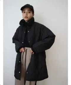 trunc88＊キルティングコート＊ダウンジャケット＊ブラック