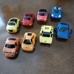 プルバックカー　スポーツカー8台セット