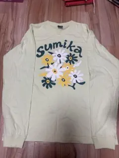 sumika フラワーロングTシャツ