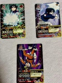 ミラクルバトルカードダスNARUTO シカマル チョウジ アスマ SR3枚