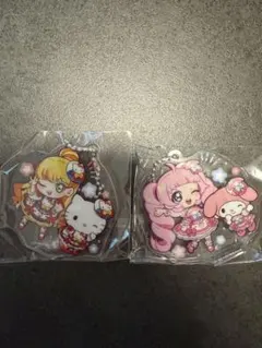 ひみつのアイプリ×サンリオキャラクターズ アクリルキーホルダー