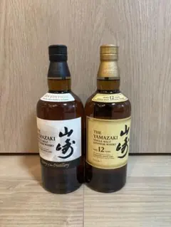 サントリー 山崎 12年 シングルモルト ウイスキー 700ml 2本セット