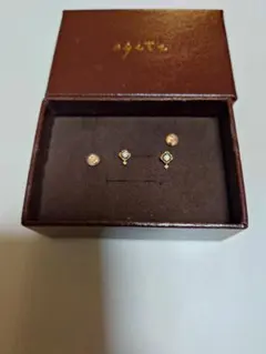 アガット　オパールピアス　K10のサムネイル