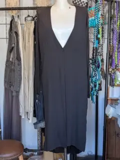 BALLSEY　ブラック ロング丈 カーディガン