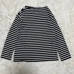 セントジェームス　ウェッソン　バスクシャツ　ボーダー　ブラック×ホワイト　5