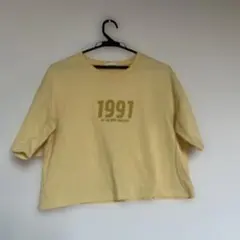 GU ショート丈Tシャツ