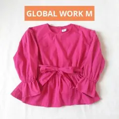 GLOBAL WORK M ピンク 長袖 トップス 110cm 120cm