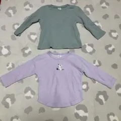 春物　長袖ロンT 2枚　90cm 95cm