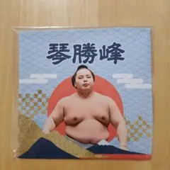 【未開封】大相撲　応援グッズ　力士ハンカチ（青海波）琴勝峰　ファンクラブ限定
